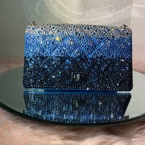 😱CRAZY BDAY SALE ❤️CHANEL bifold WOC Strass